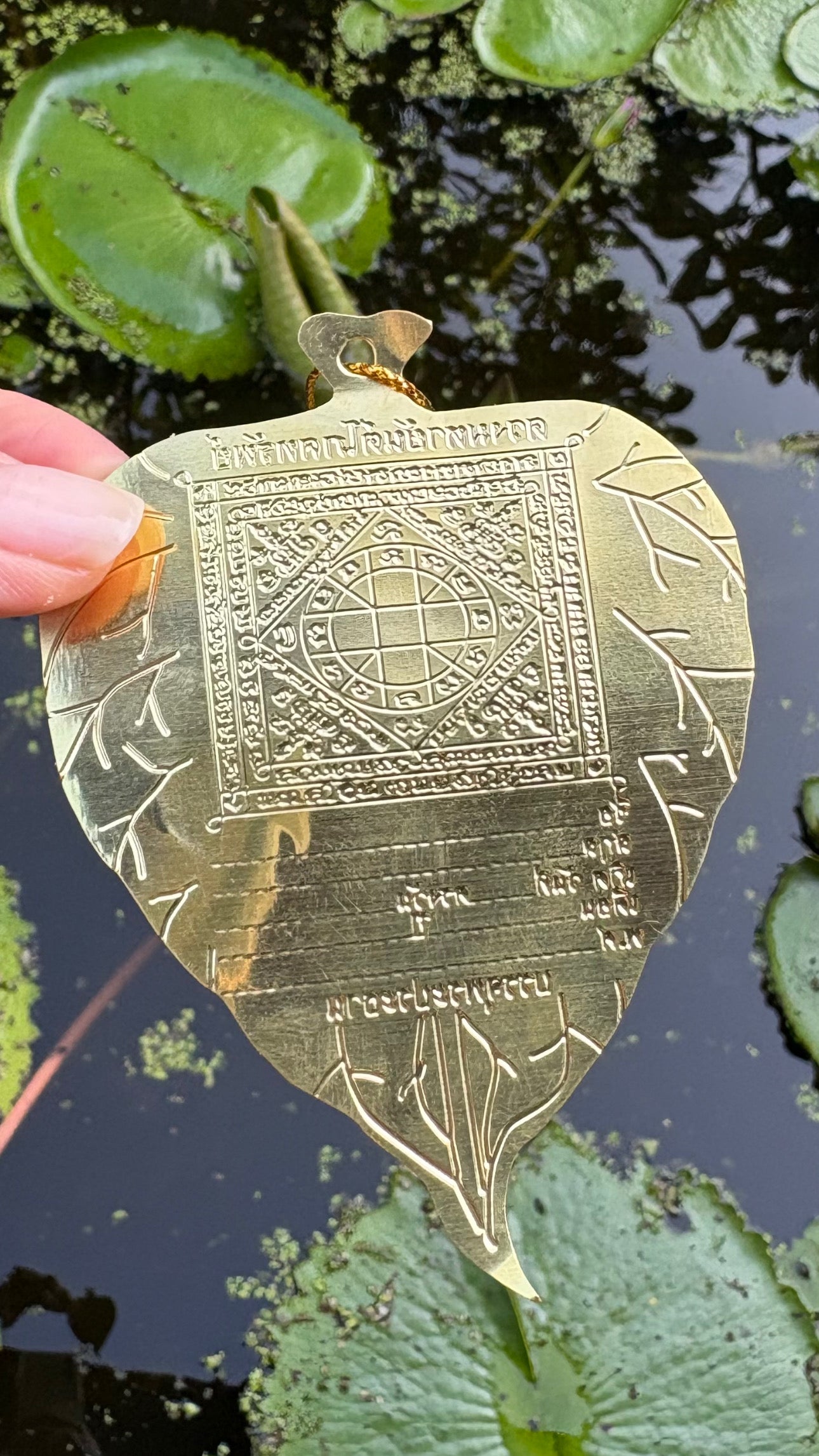 Feuille de Bodhi Sacrée Gold