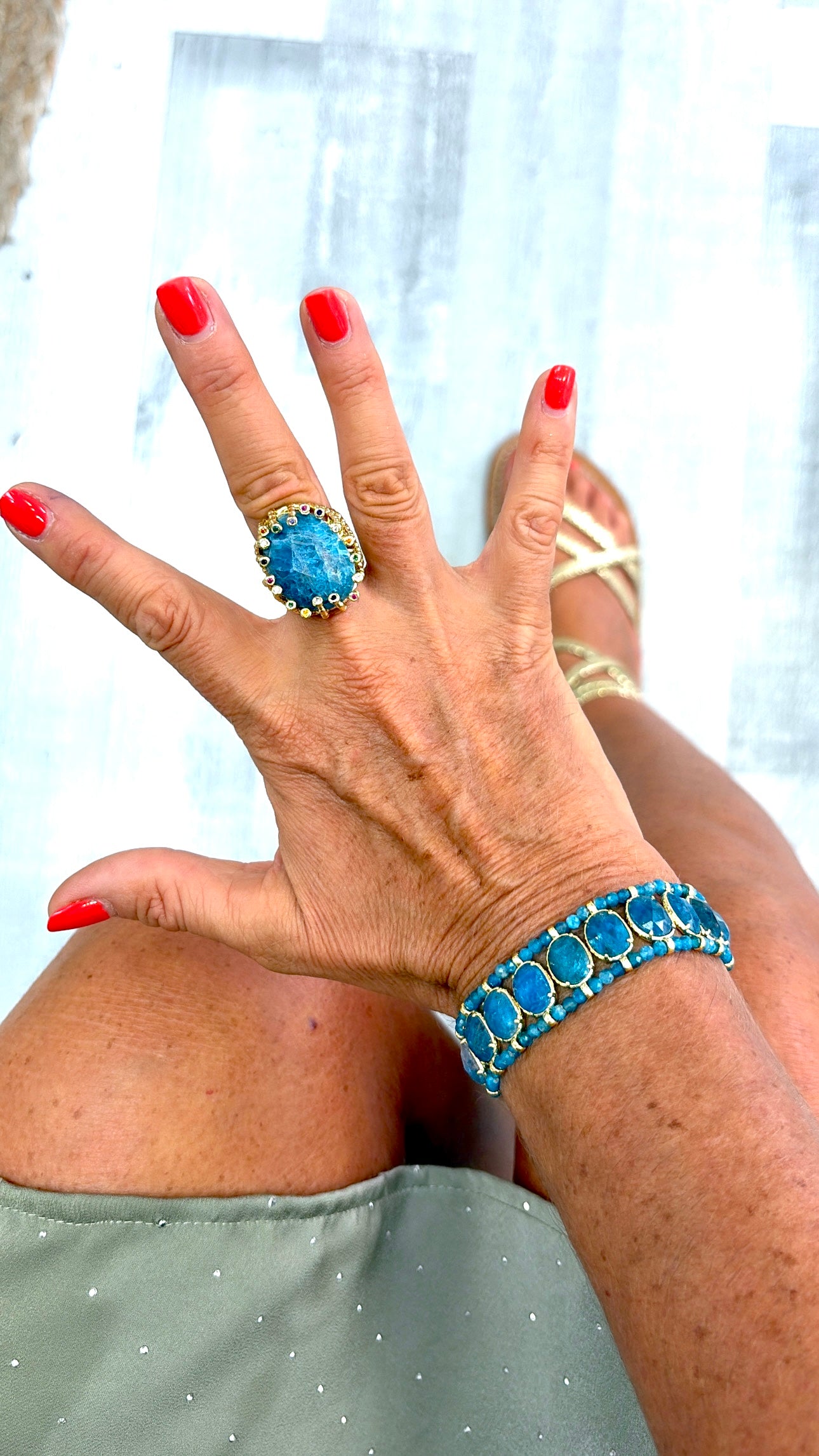 Bracelet Gaïa Apatite
