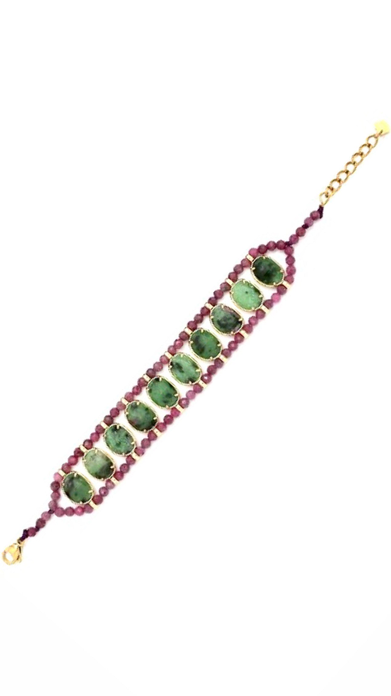Bracelet Gaïa Rubis Zoisite