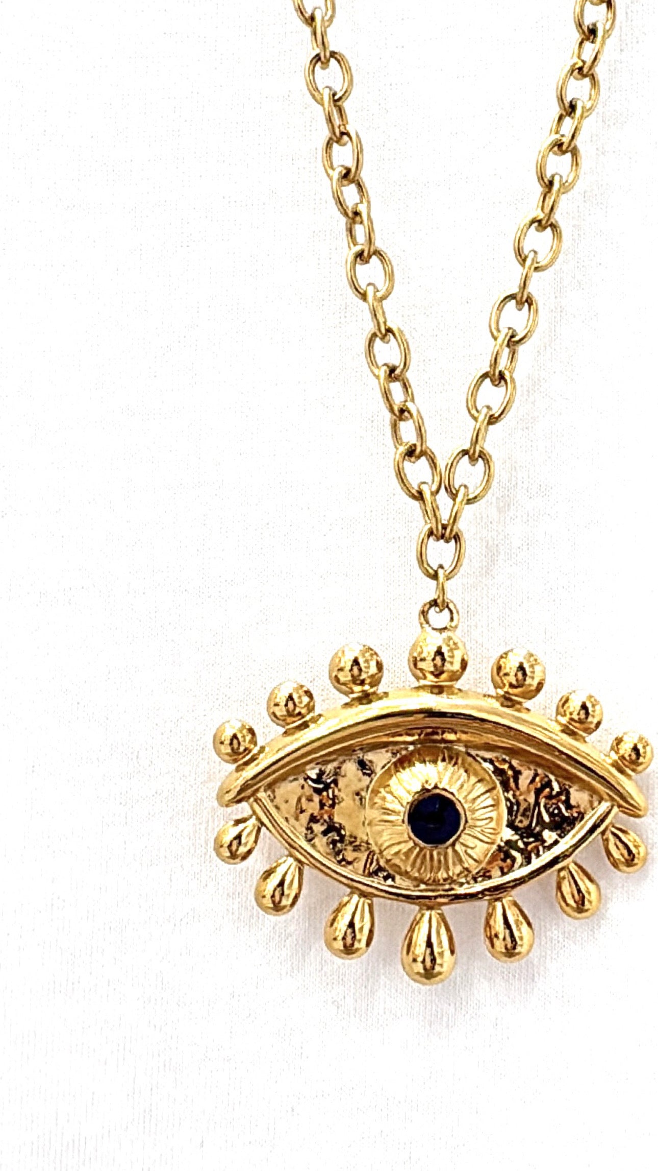 Sautoir Protection Eye Strass