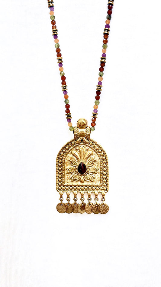 Sautoir Apsara Tourmaline Elbaïte