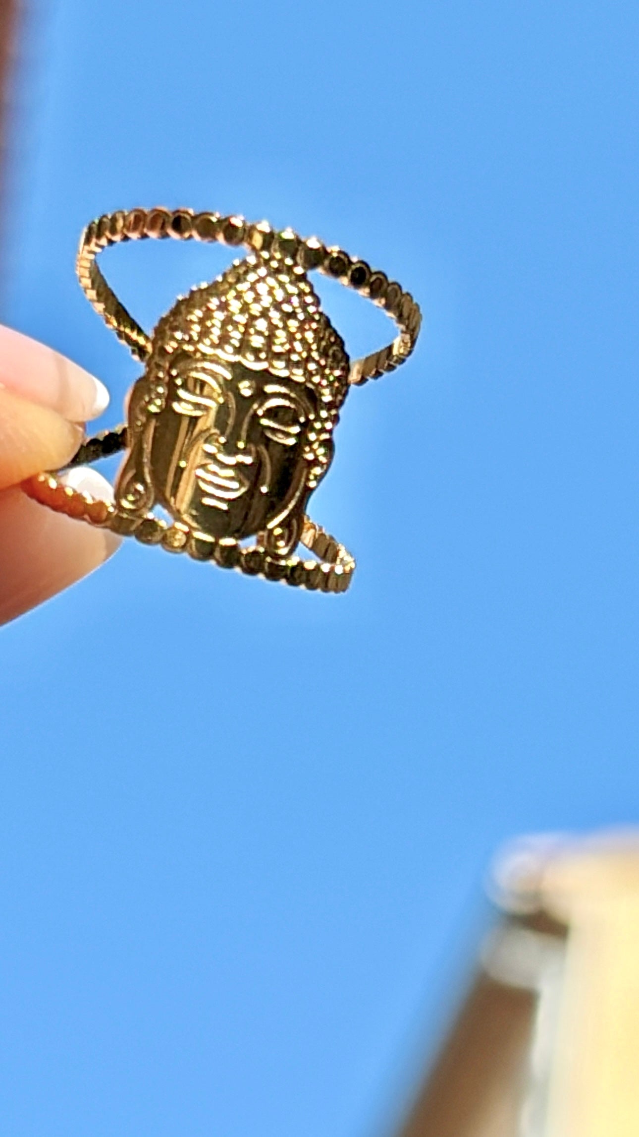 Bague Bouddha Gold