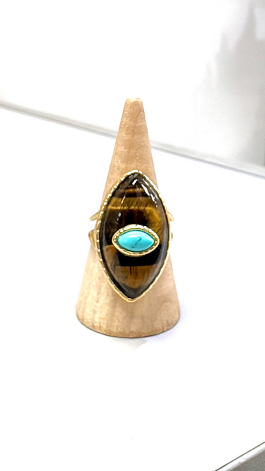 Bague Eye Œil de Tigre