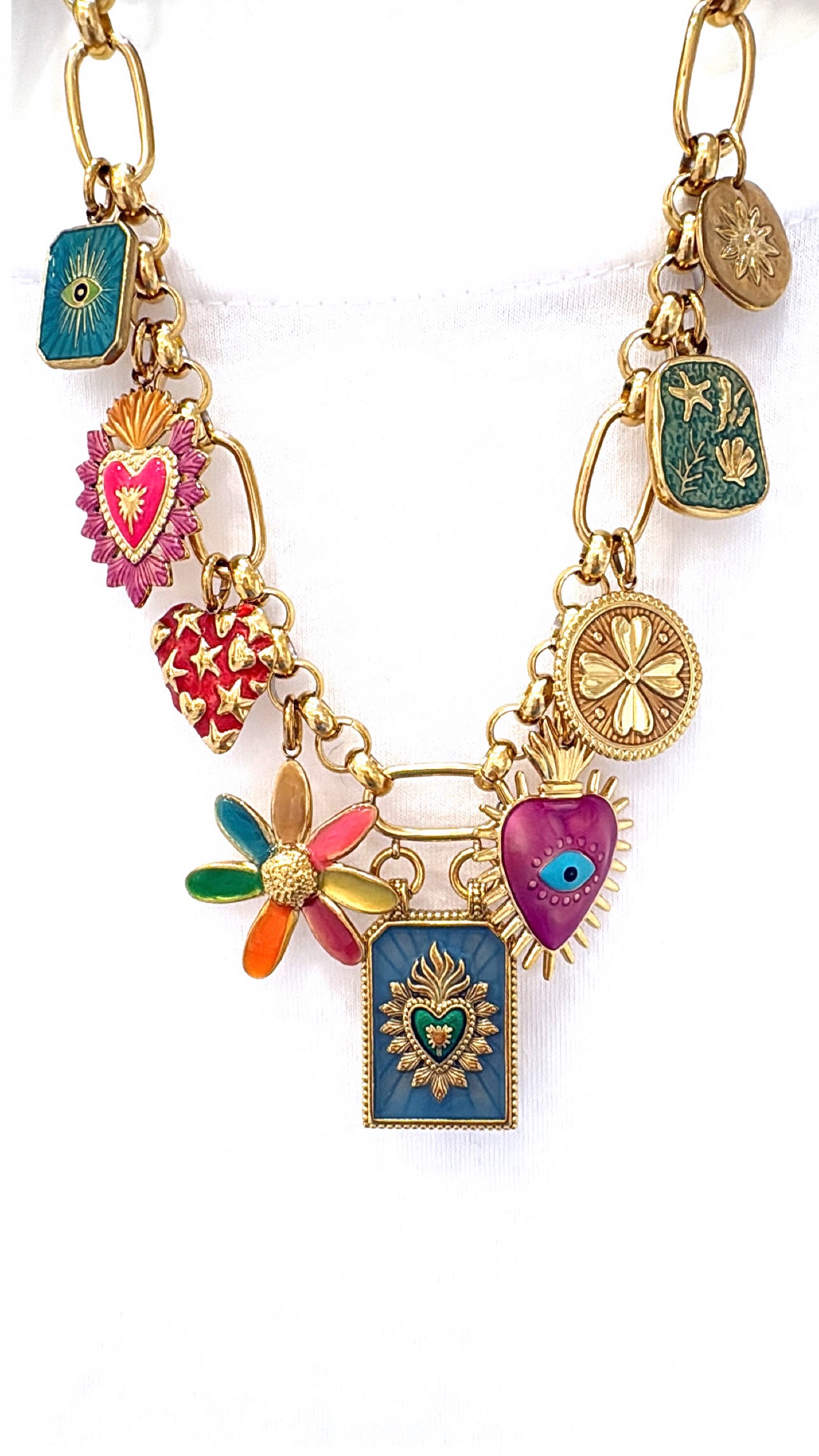 Collier Charms Sacrés