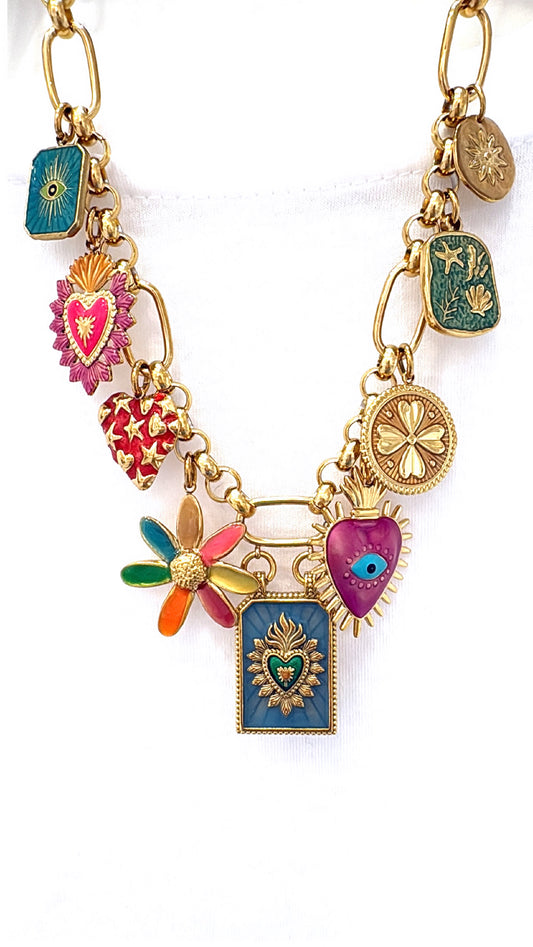 Collier Charms Sacrés