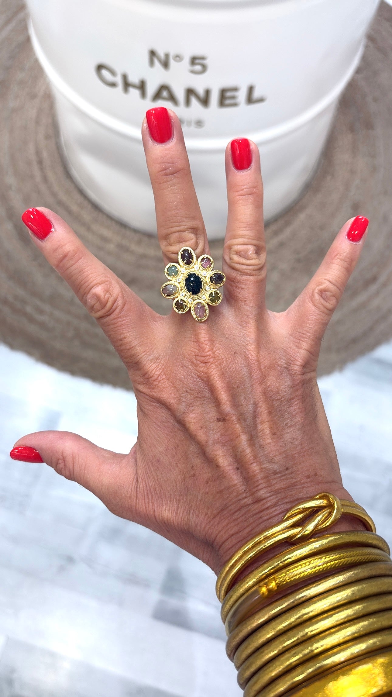 Bague Mandalyana Tourmaline