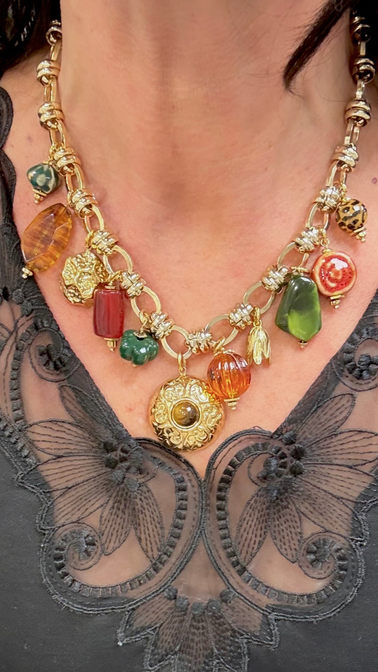 Collier Hélios Œil de Tigre