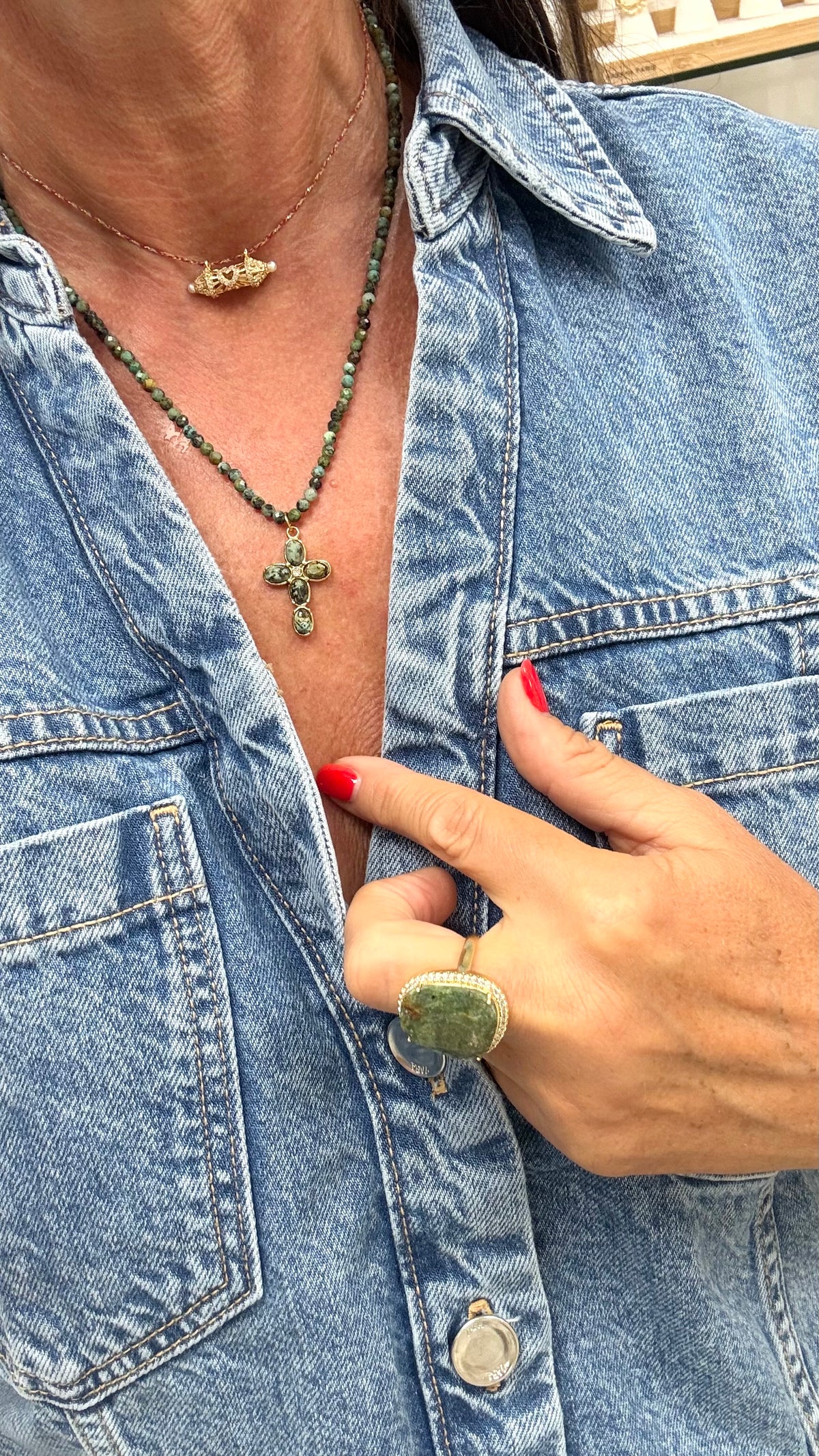 Collier Divinité Turquoise Africaine