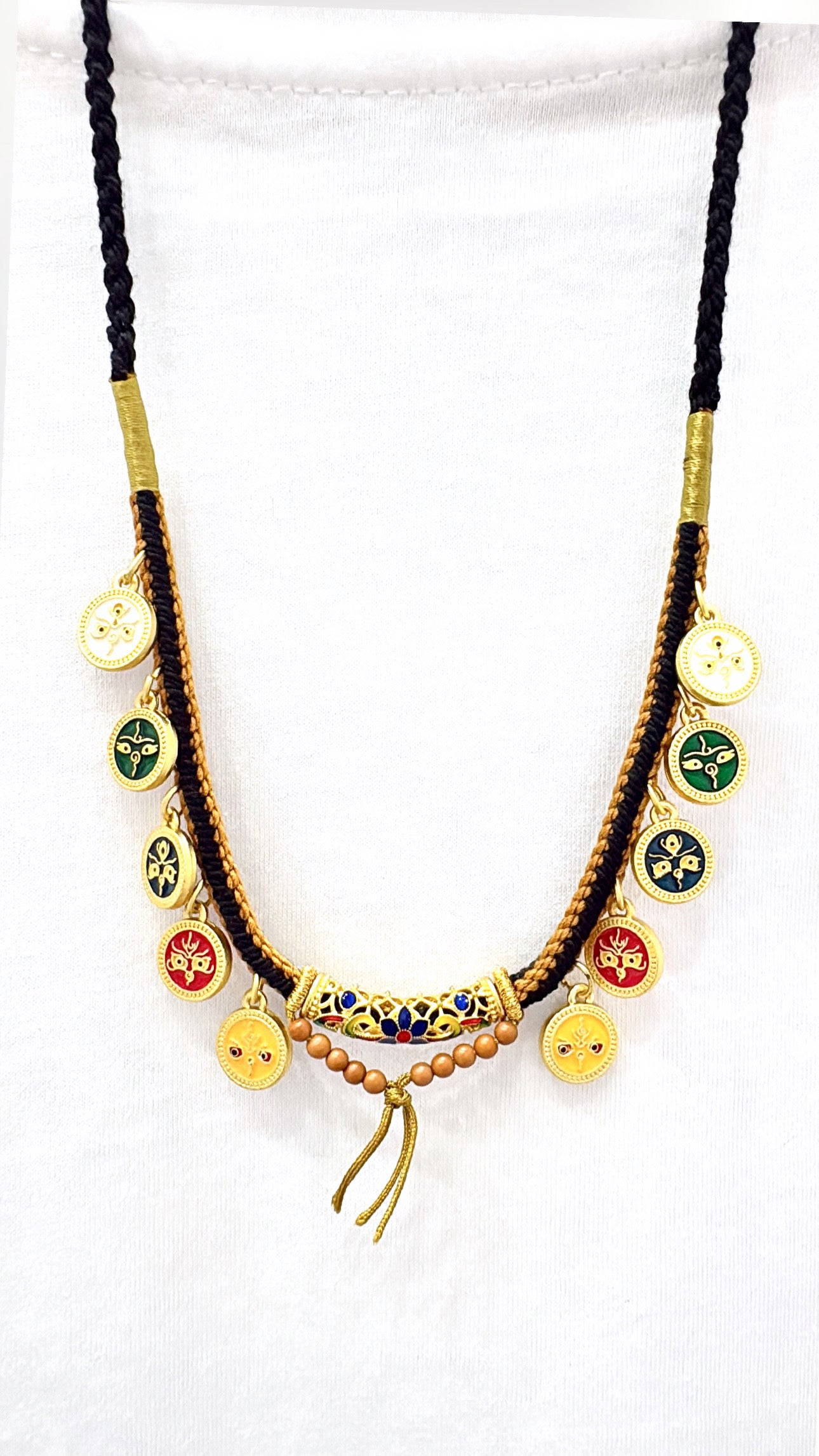 Collier Thangka Noir