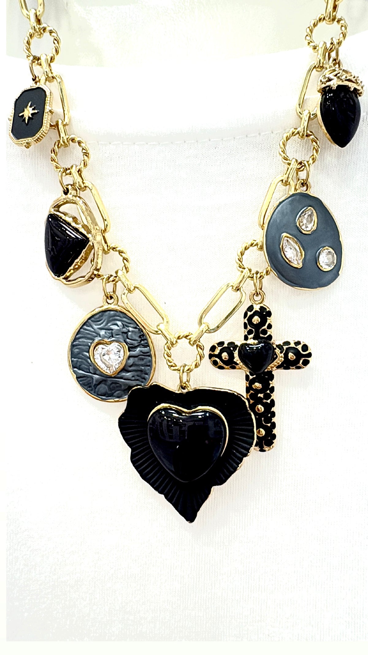 Collier Black Pampilles