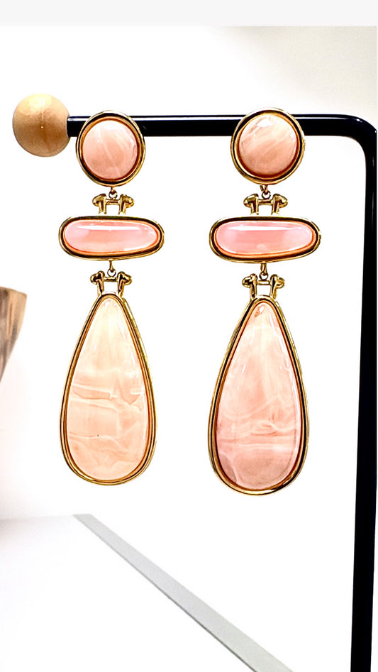 Boucles d’Oreilles Pink Summer