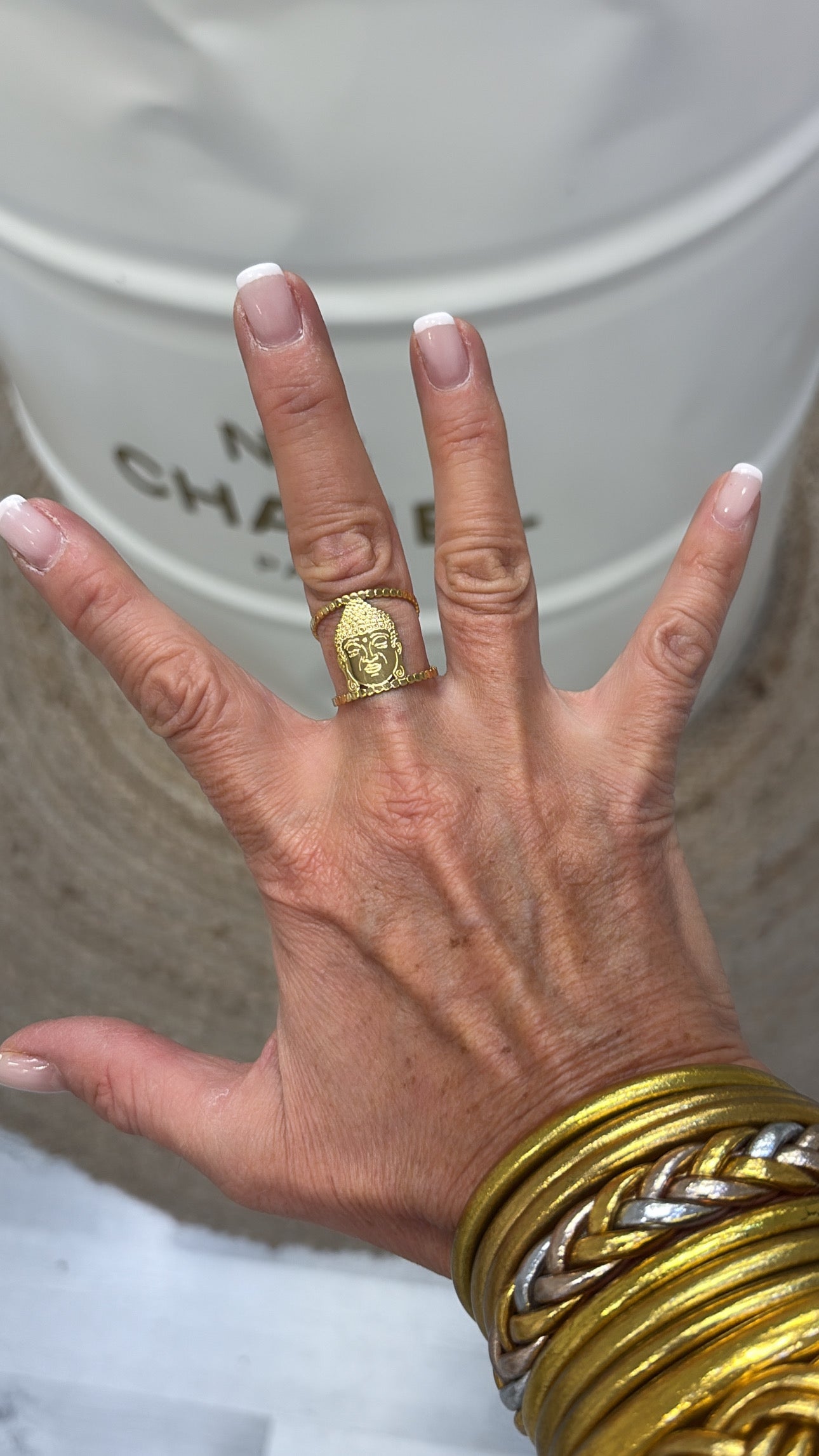 Bague Bouddha Gold