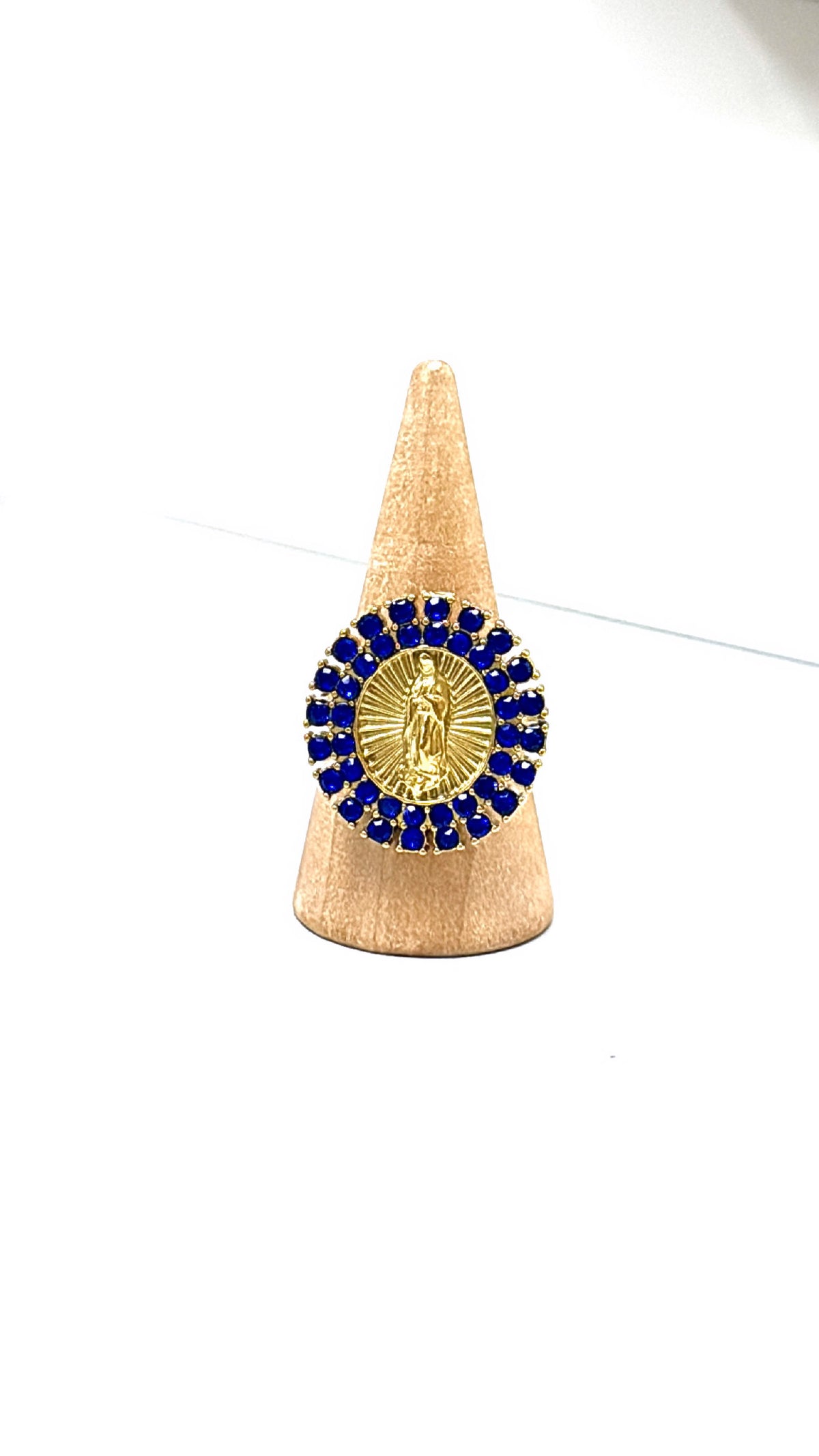 Bague Miraculeuse Strass Bleu