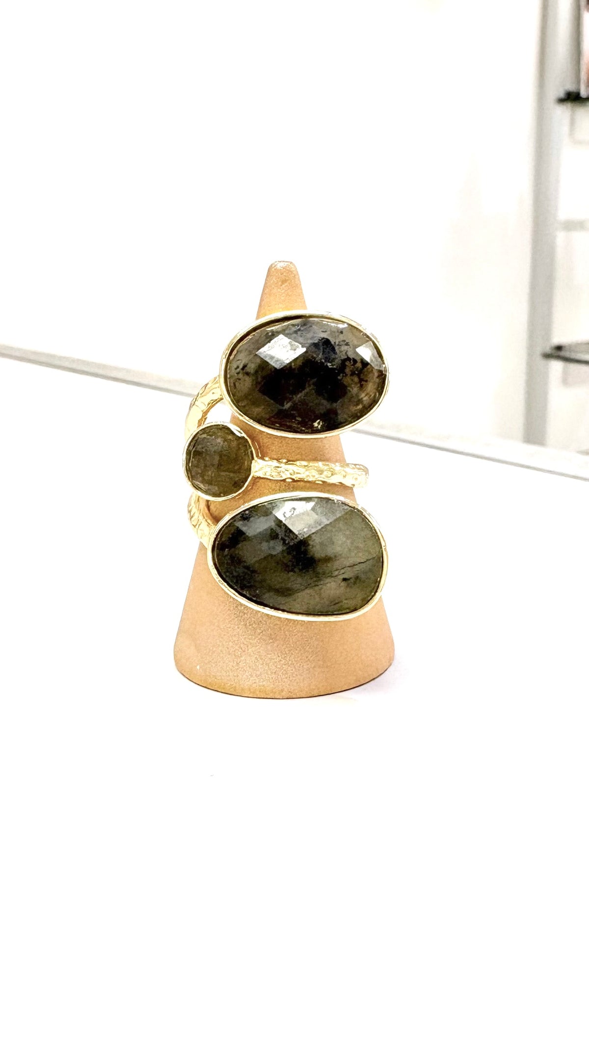 Bague Trio Labradorite