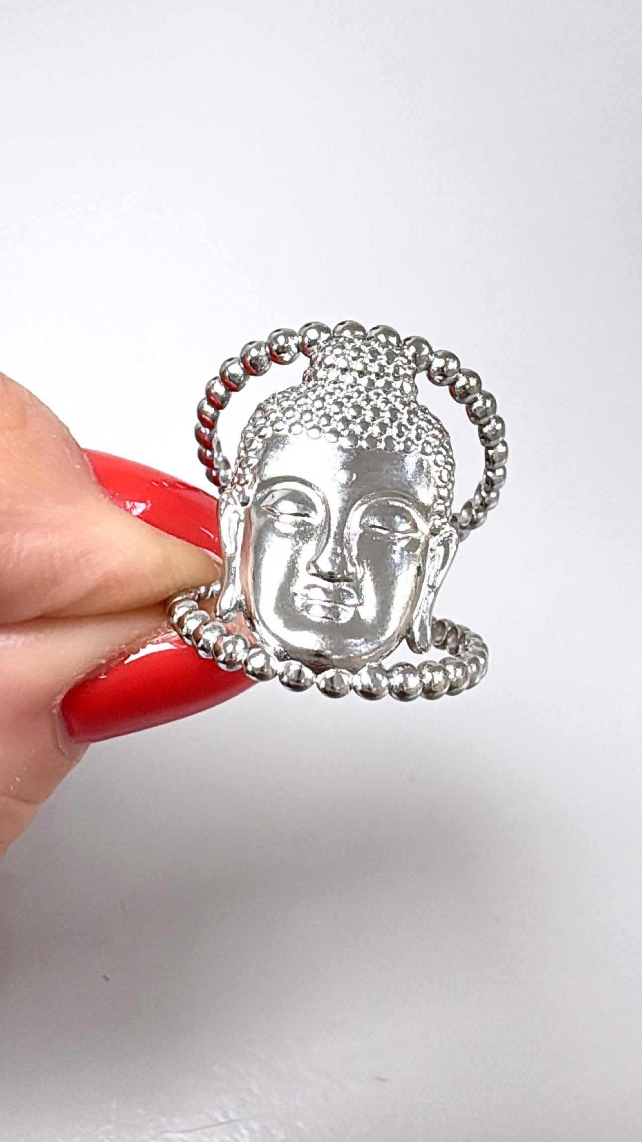 Bague Thaï Bouddha Silver