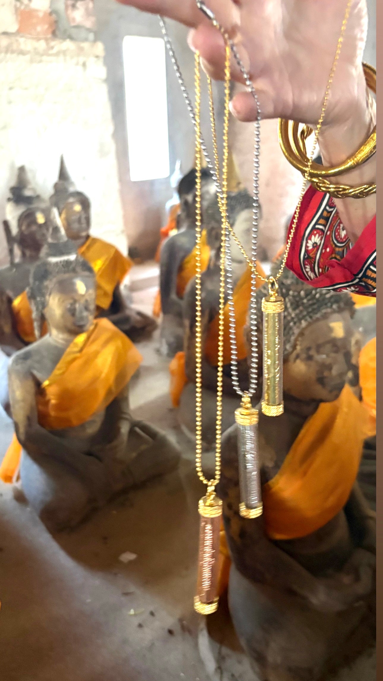 Luang Phor Thaï Amulet Silver Gold