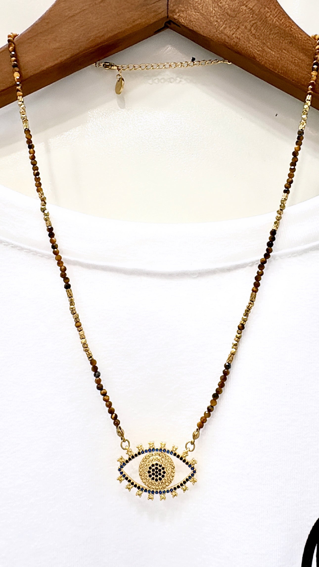 Collier Protect Œil de Tigre