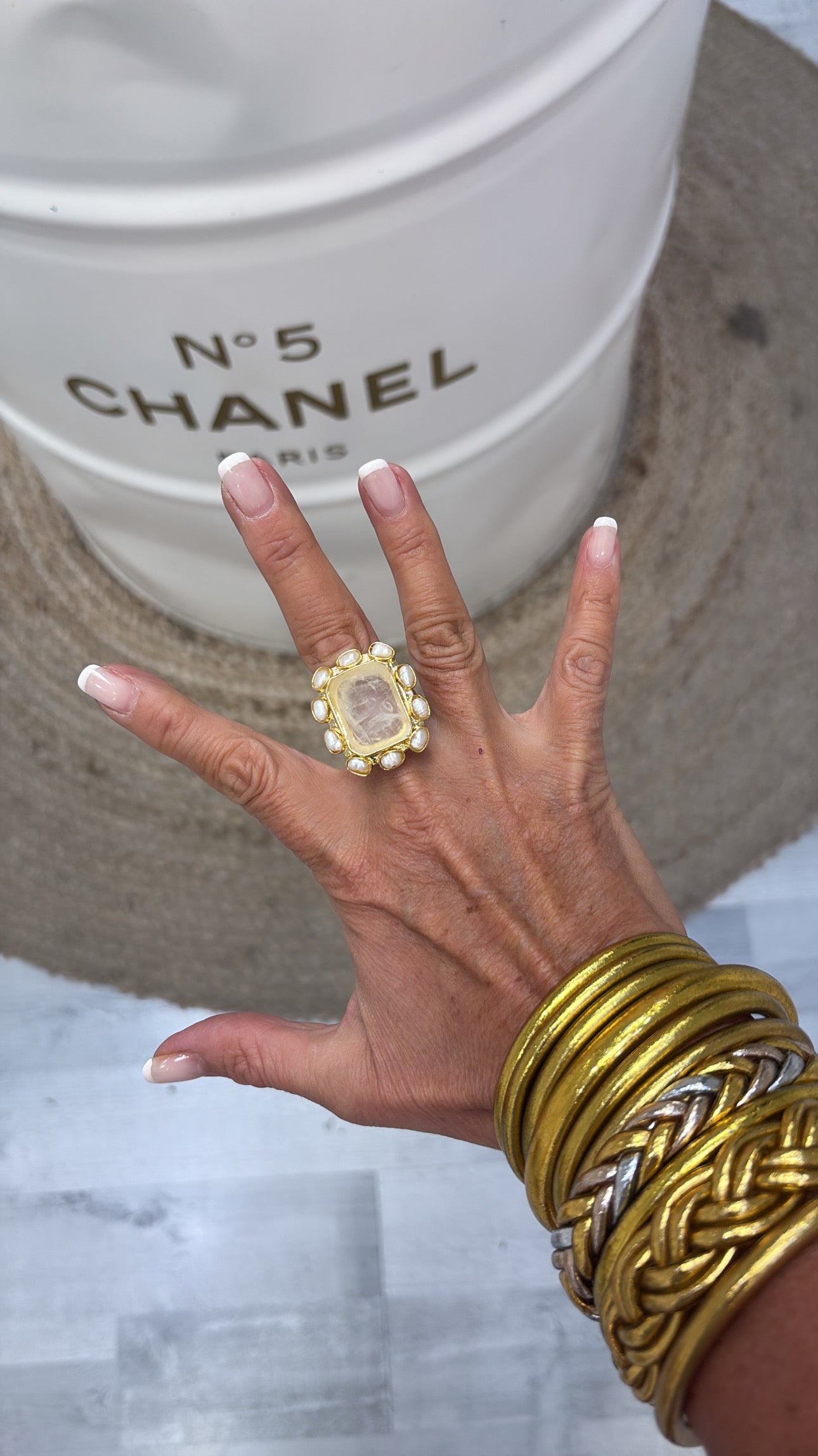 Bague Somptueuse Cristal de Roche