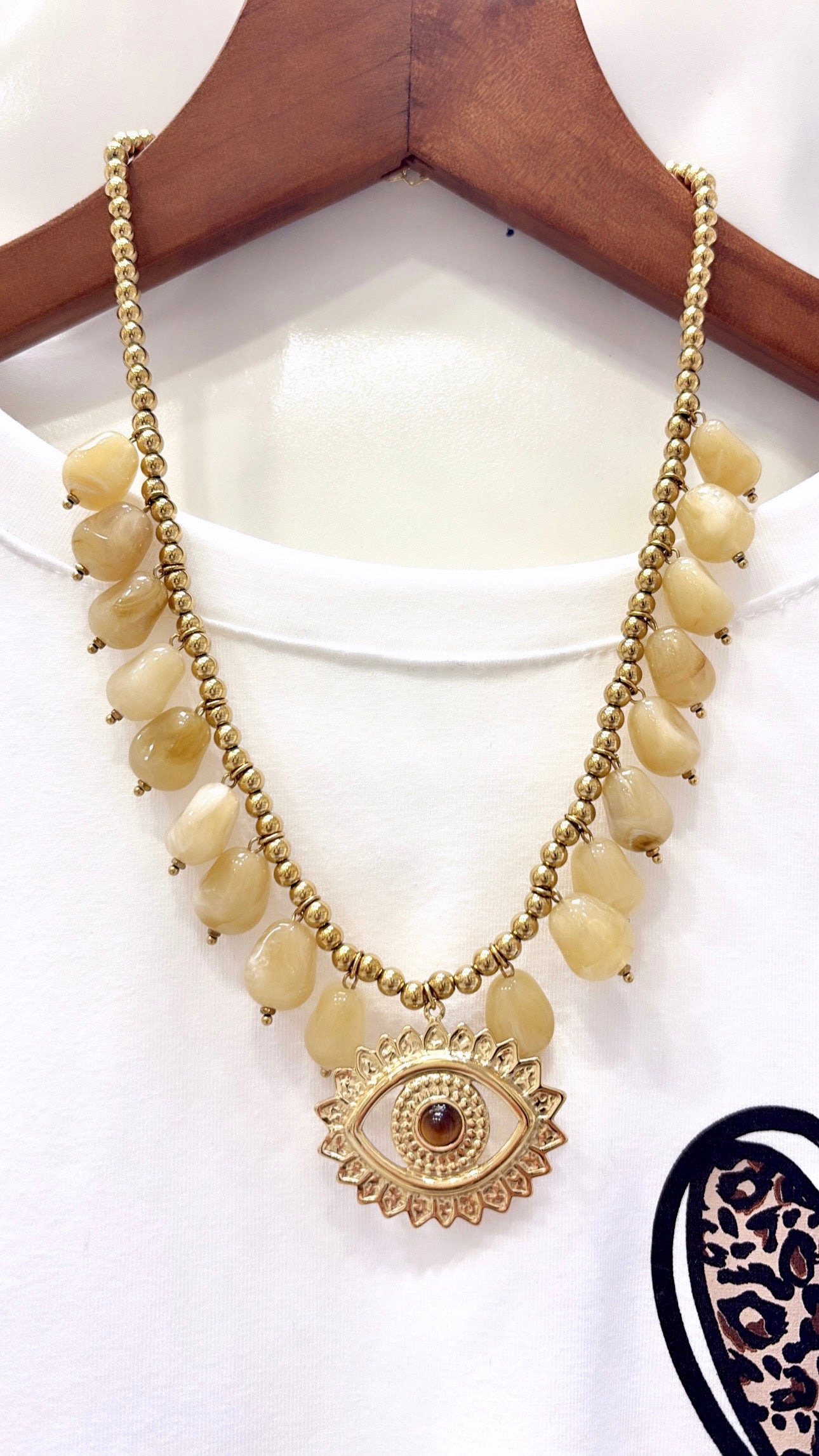 Collier Good Eye Œil de Tigre