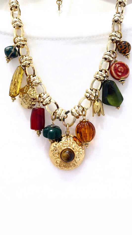 Collier Pampilles Œil de Tigre