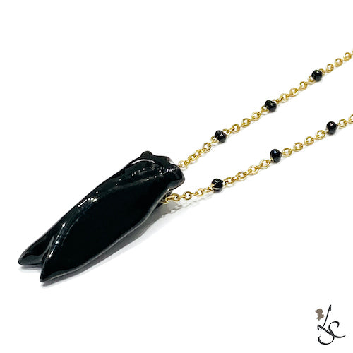 Sautoir Cigale Noir