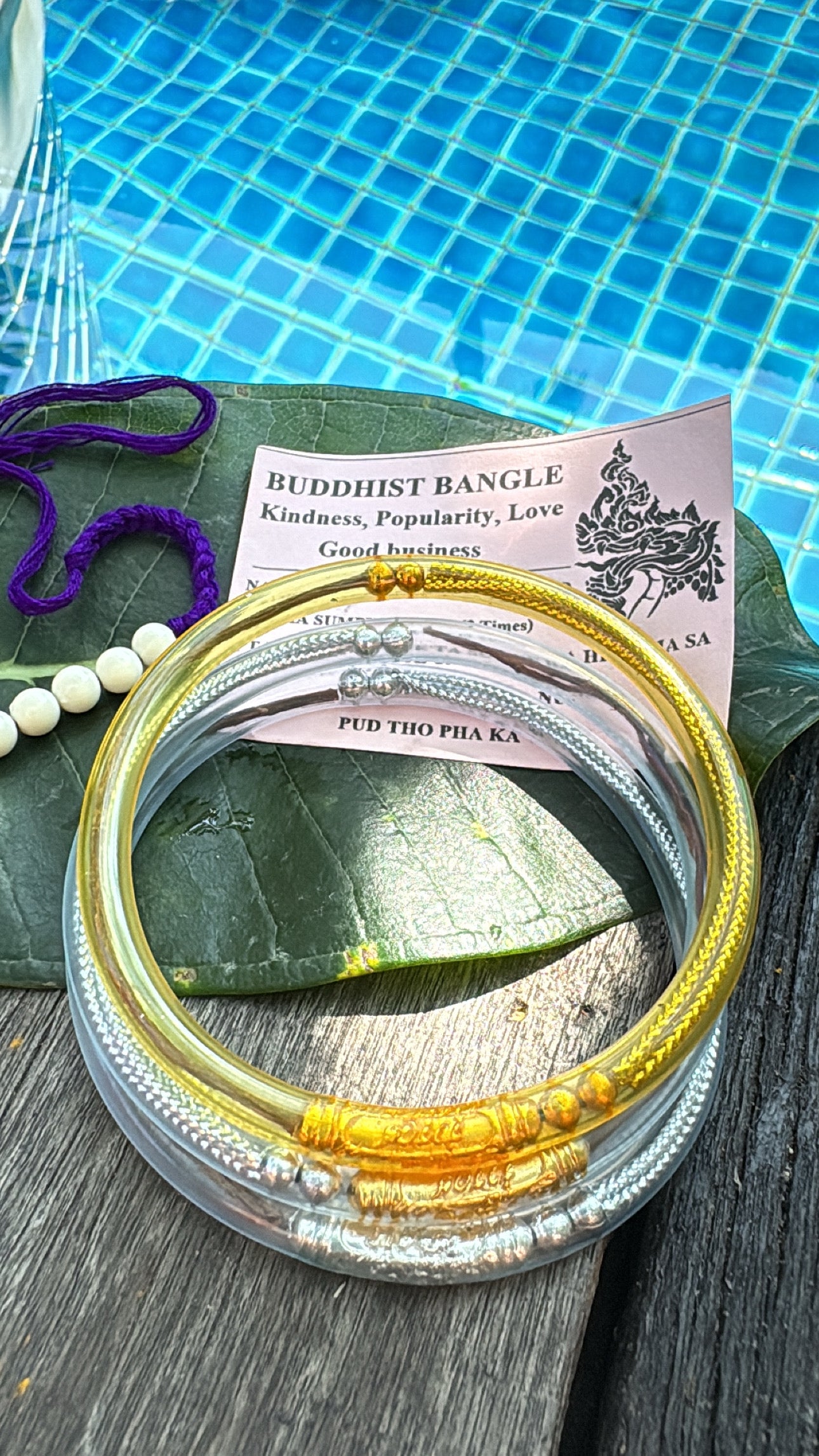 Kru Tao Long Silver/Gold Spécial Petit Poignet (5cm)