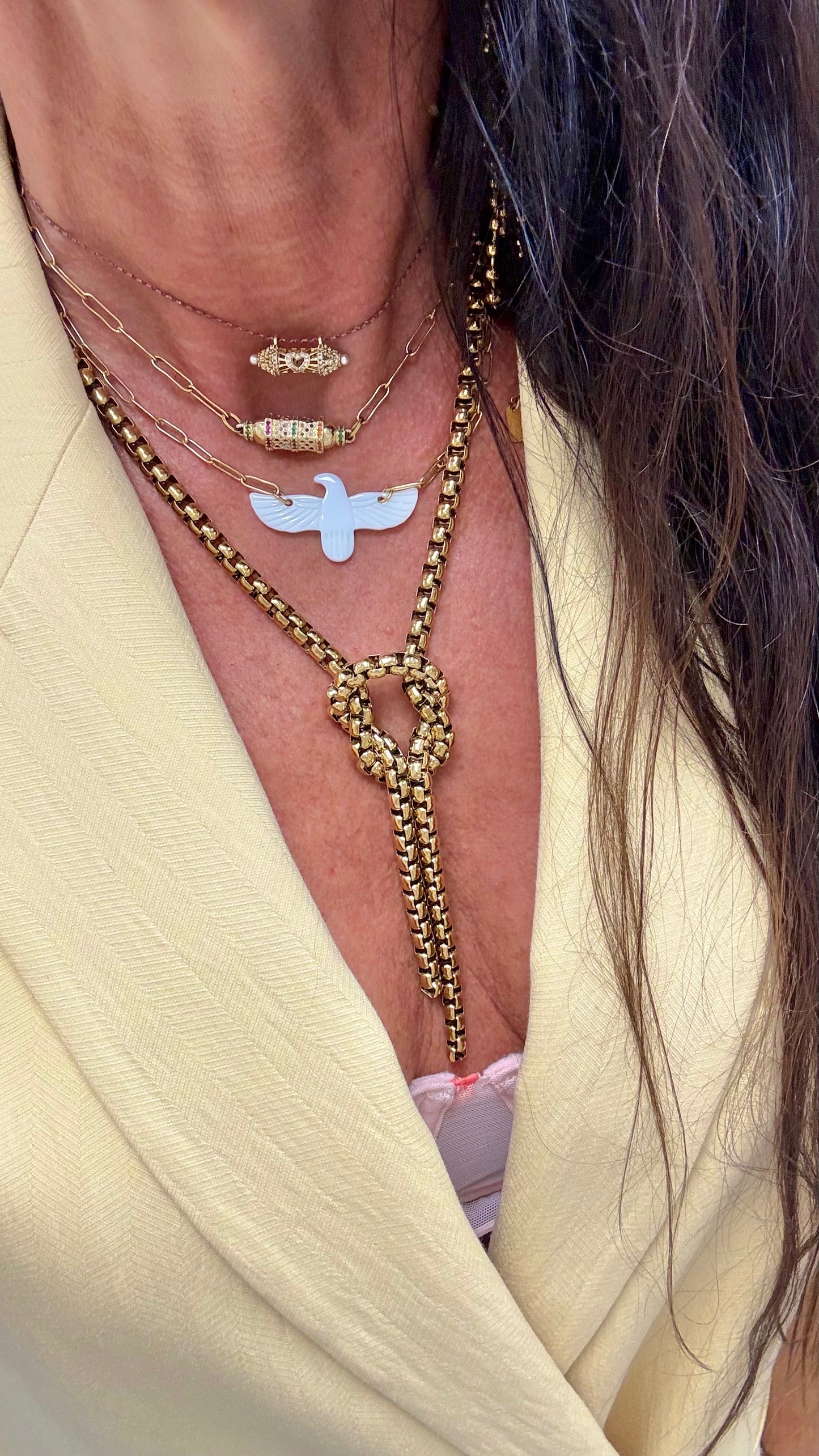 Collier White Phénix