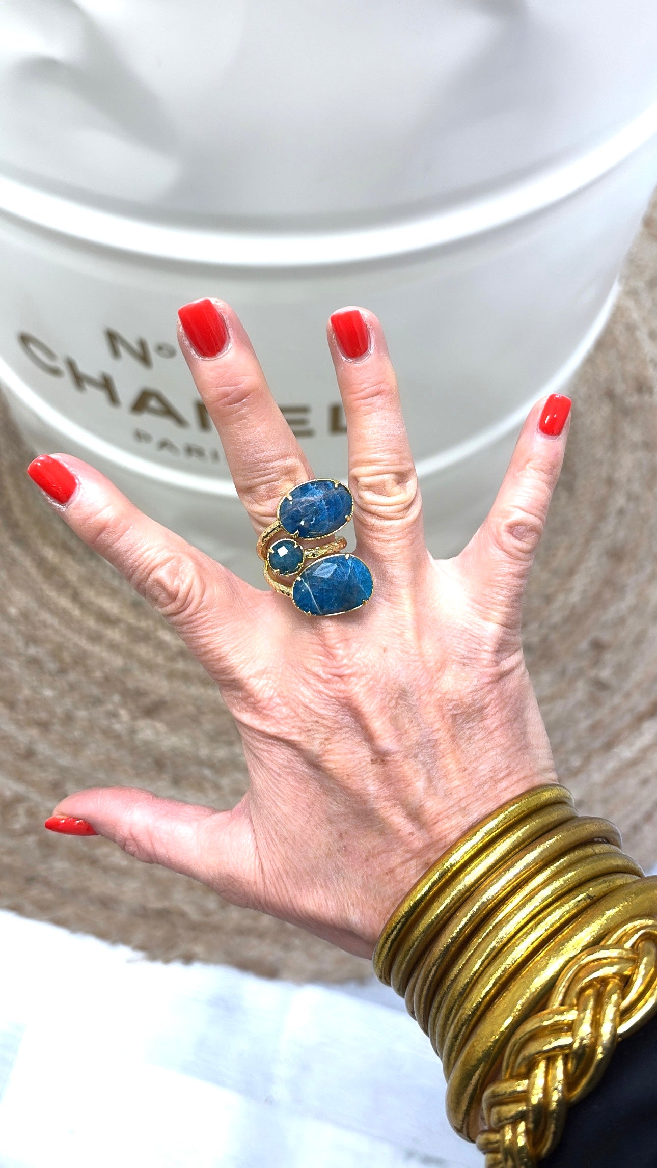 Bague Trio Apatite