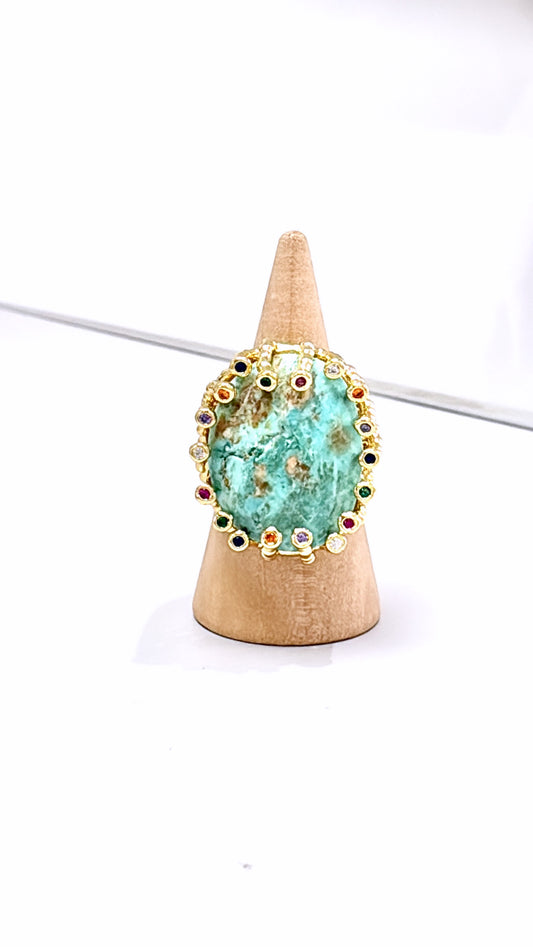 Bague Beauty Chrysoprase