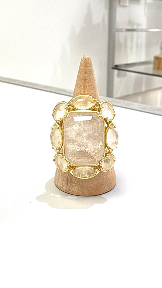 Bague Splendide Cristal de Roche