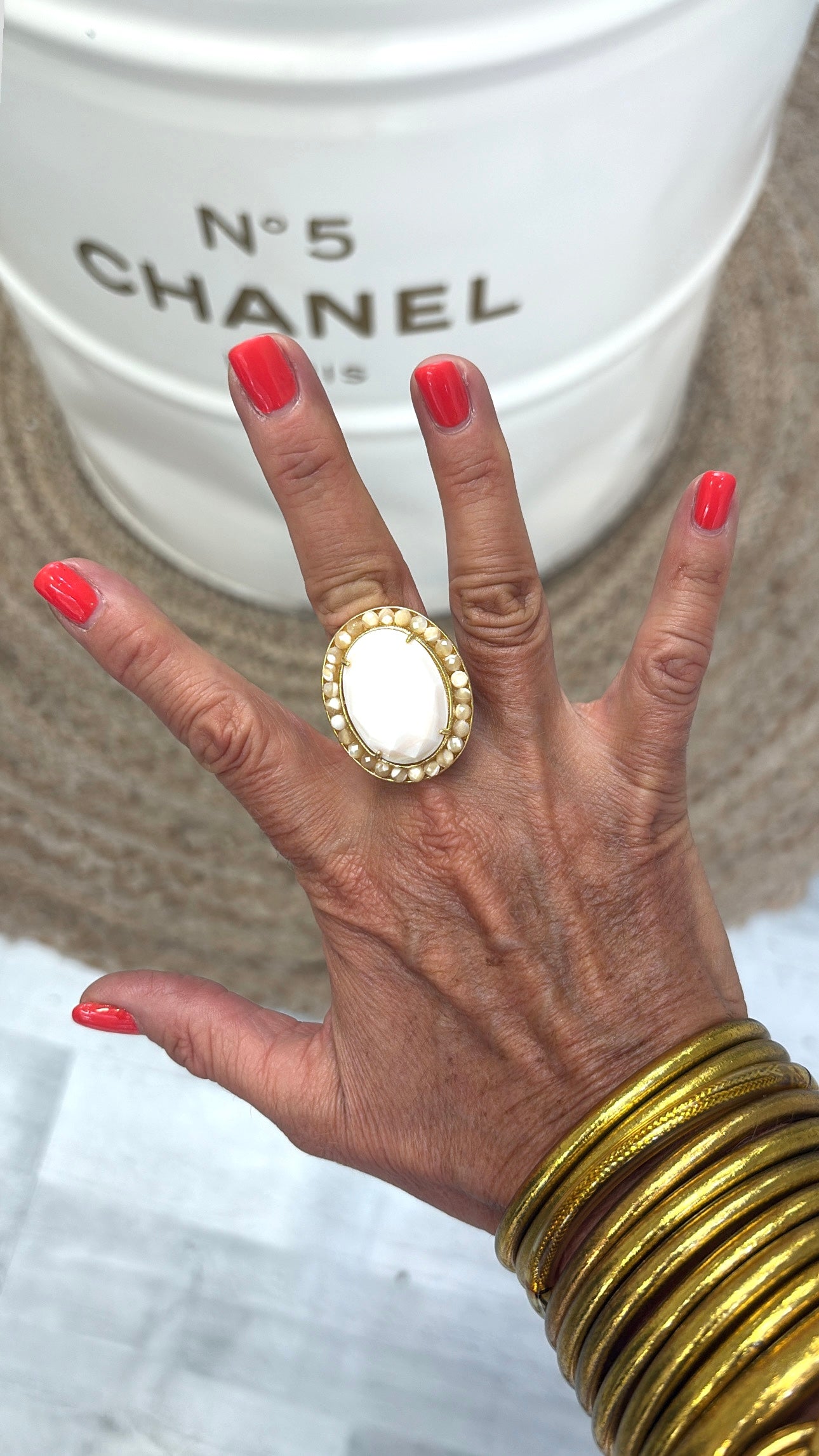 Bague l’Exceptionnelle Quartz Blanc