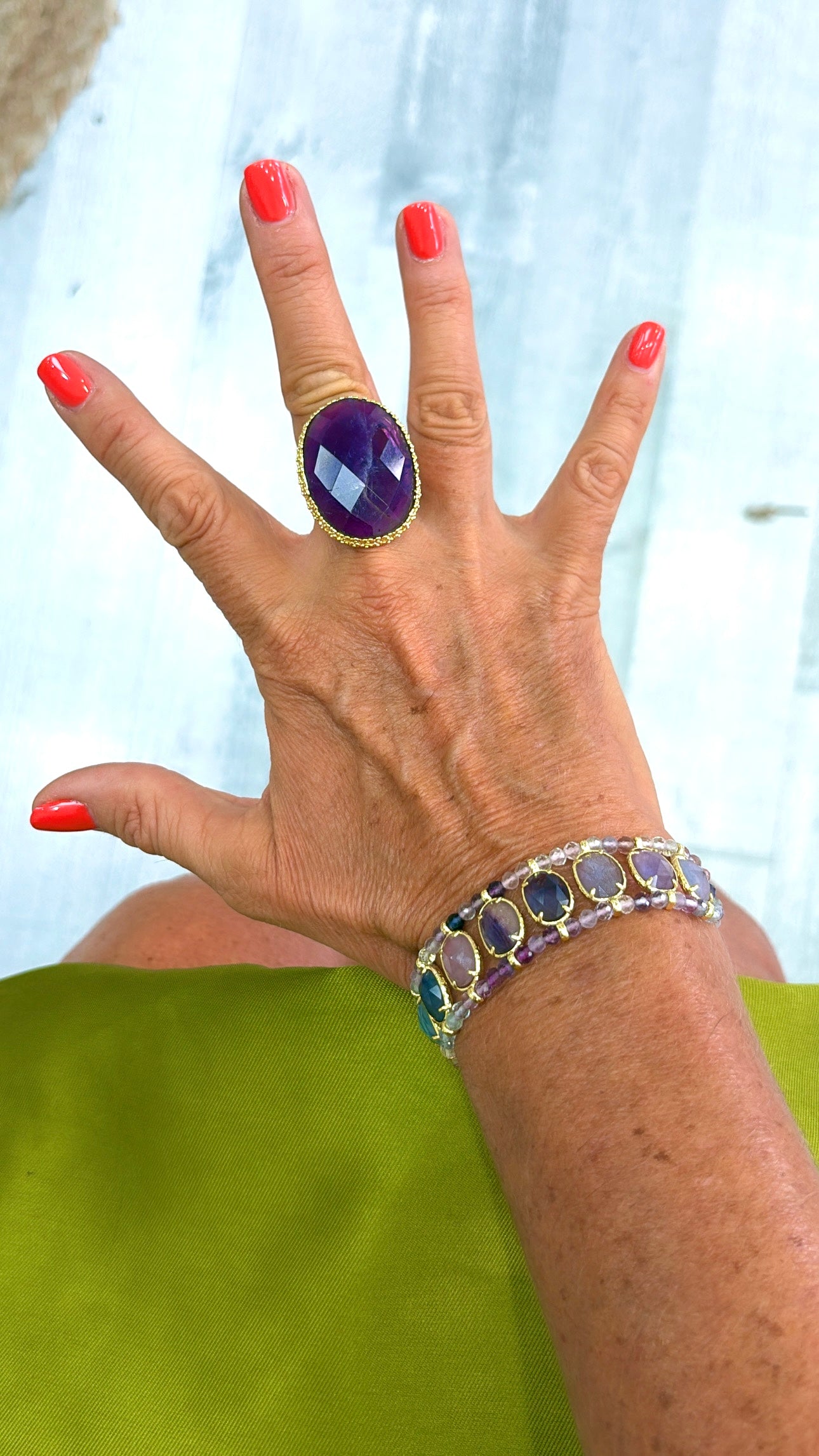 Bracelet Gaïa Fluorite