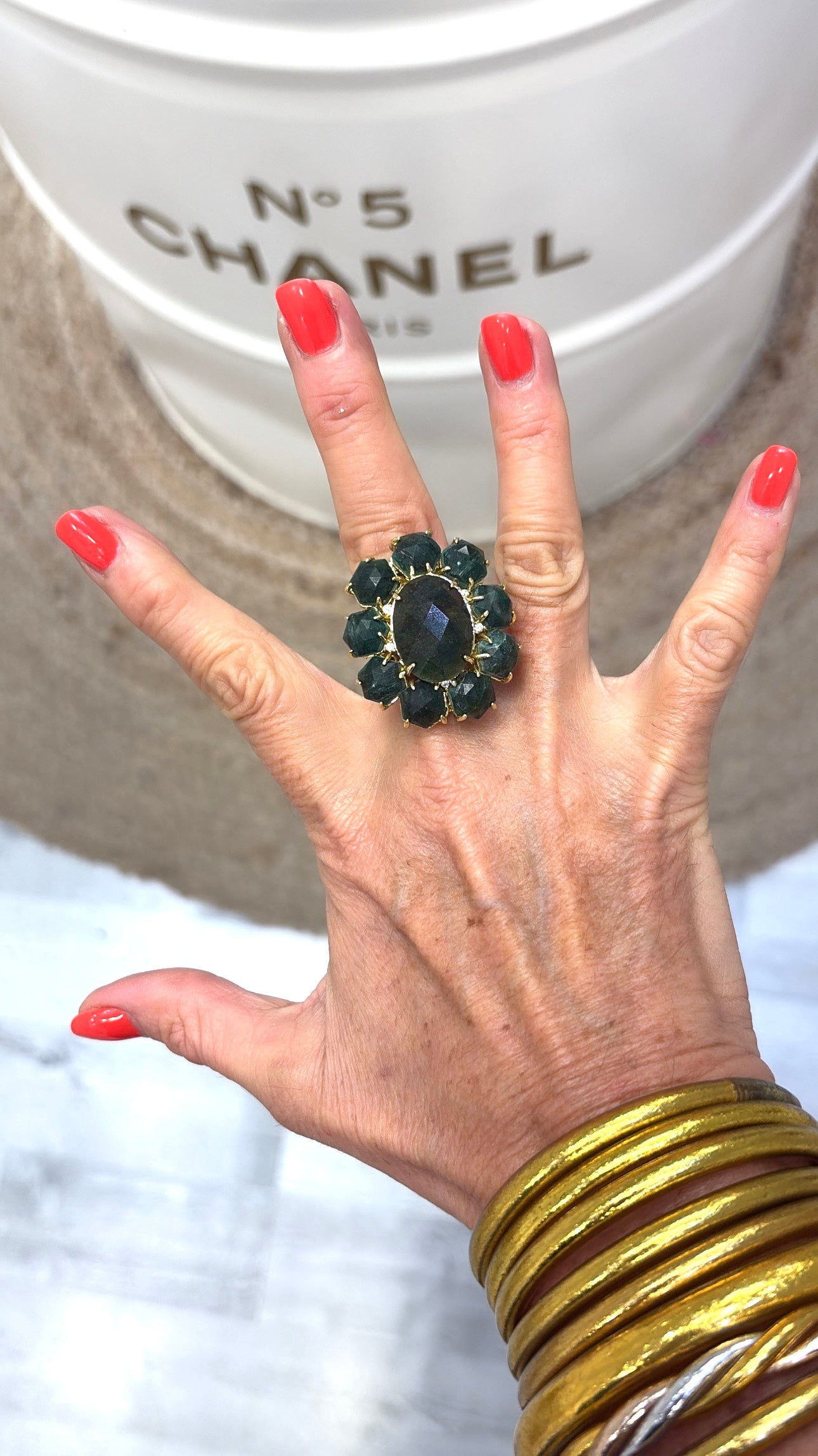 Bague Marvelous Jade Africain