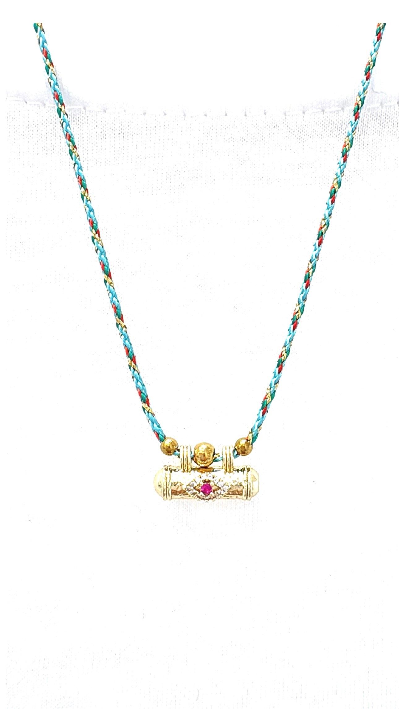 Collier Amulette Eye Turquoise