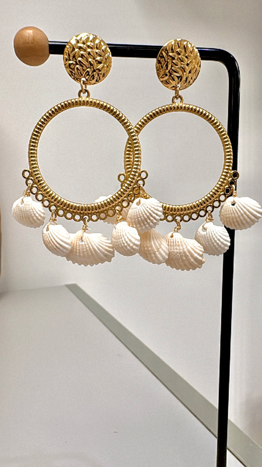 Boucles d’oreilles Shell