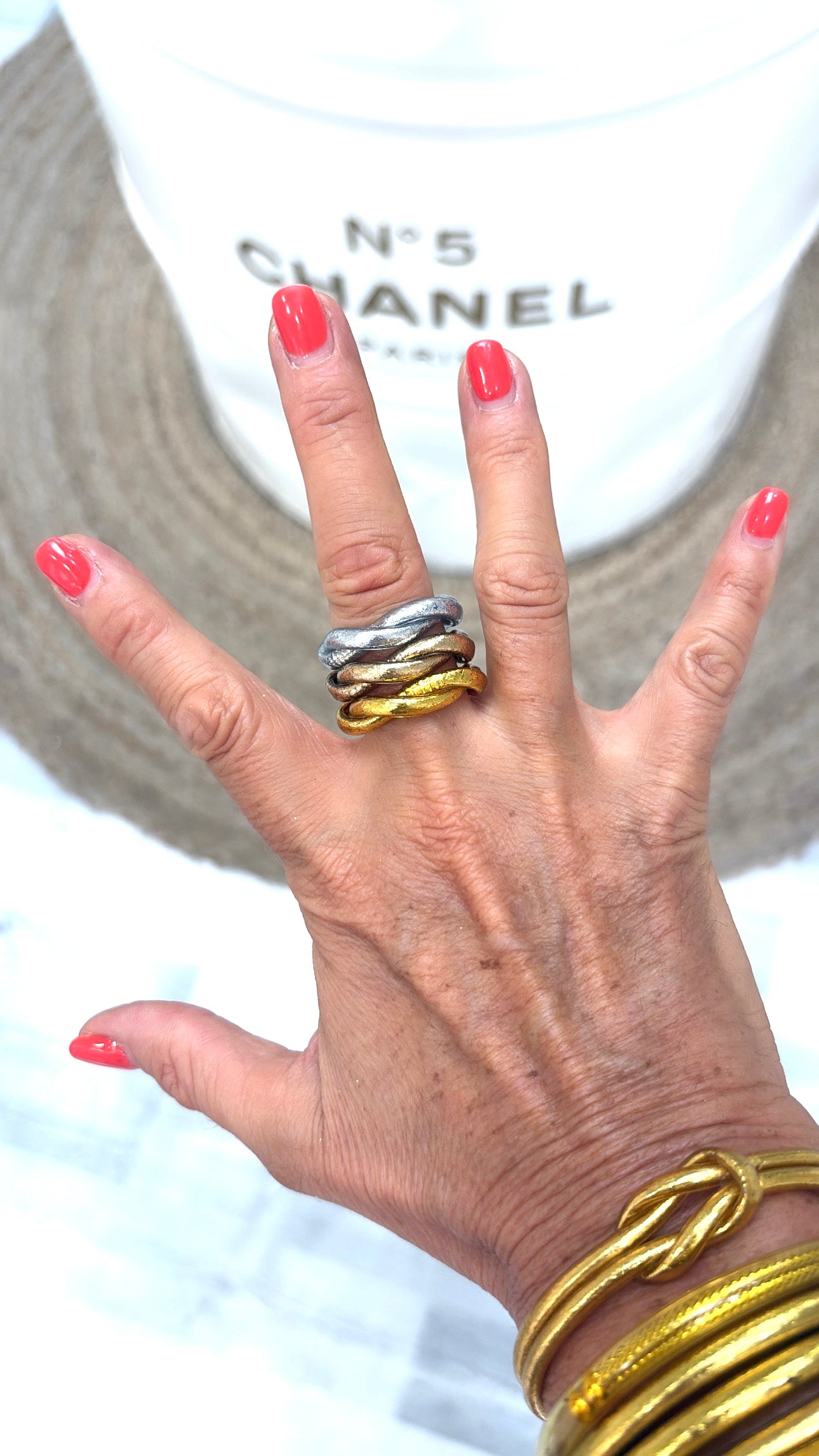 Bague Kumlaï Twist Rose Gold