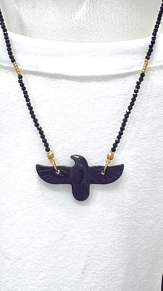 Collier Phénix Full Onyx
