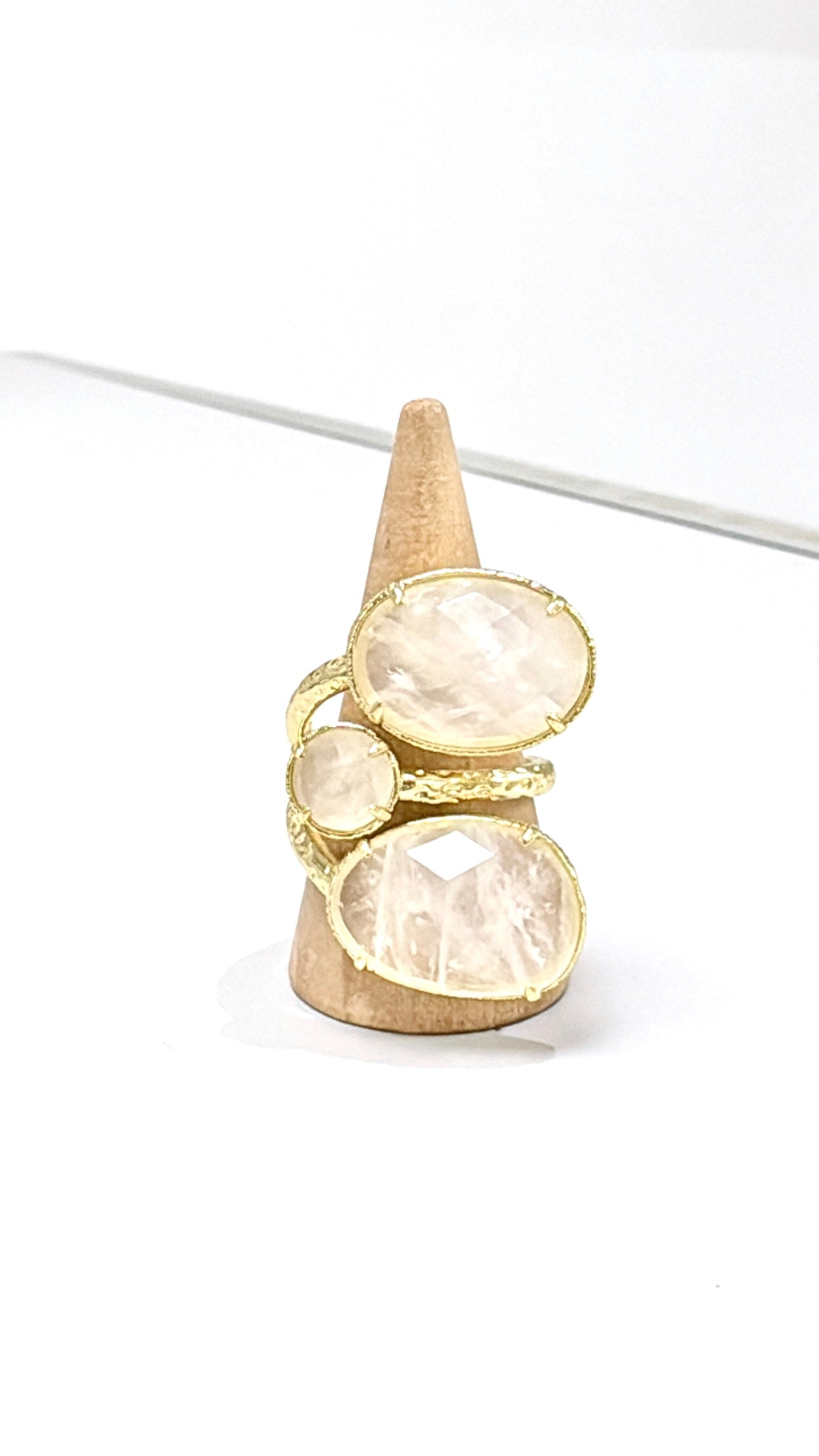 Bague Trio Cristal de Roche