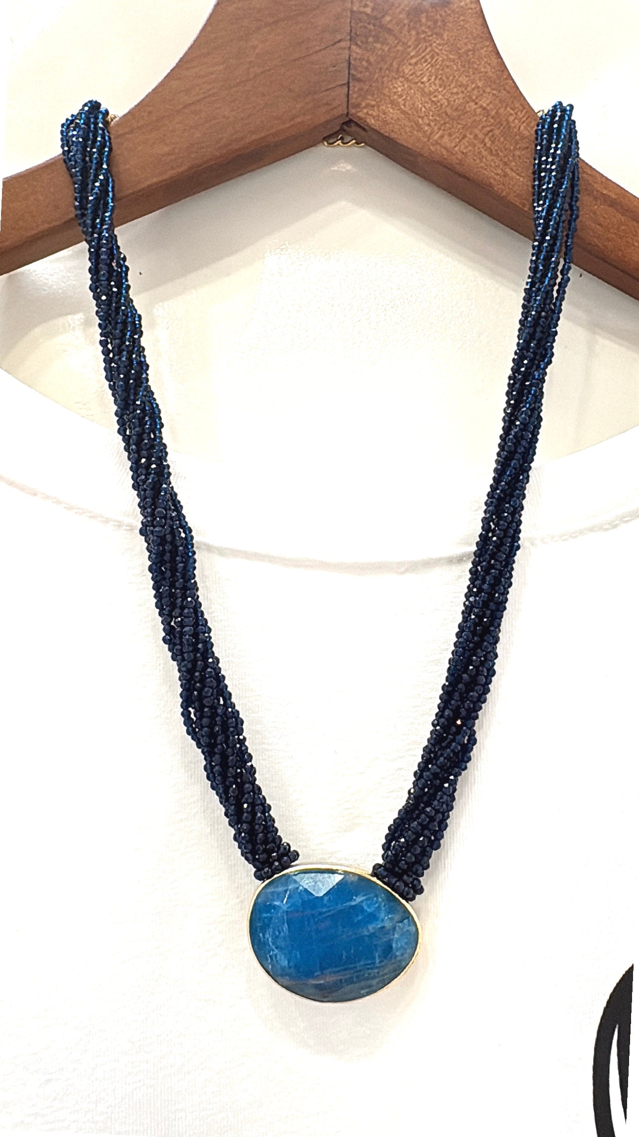 Collier Fabulous Apatite et Cristal bleu