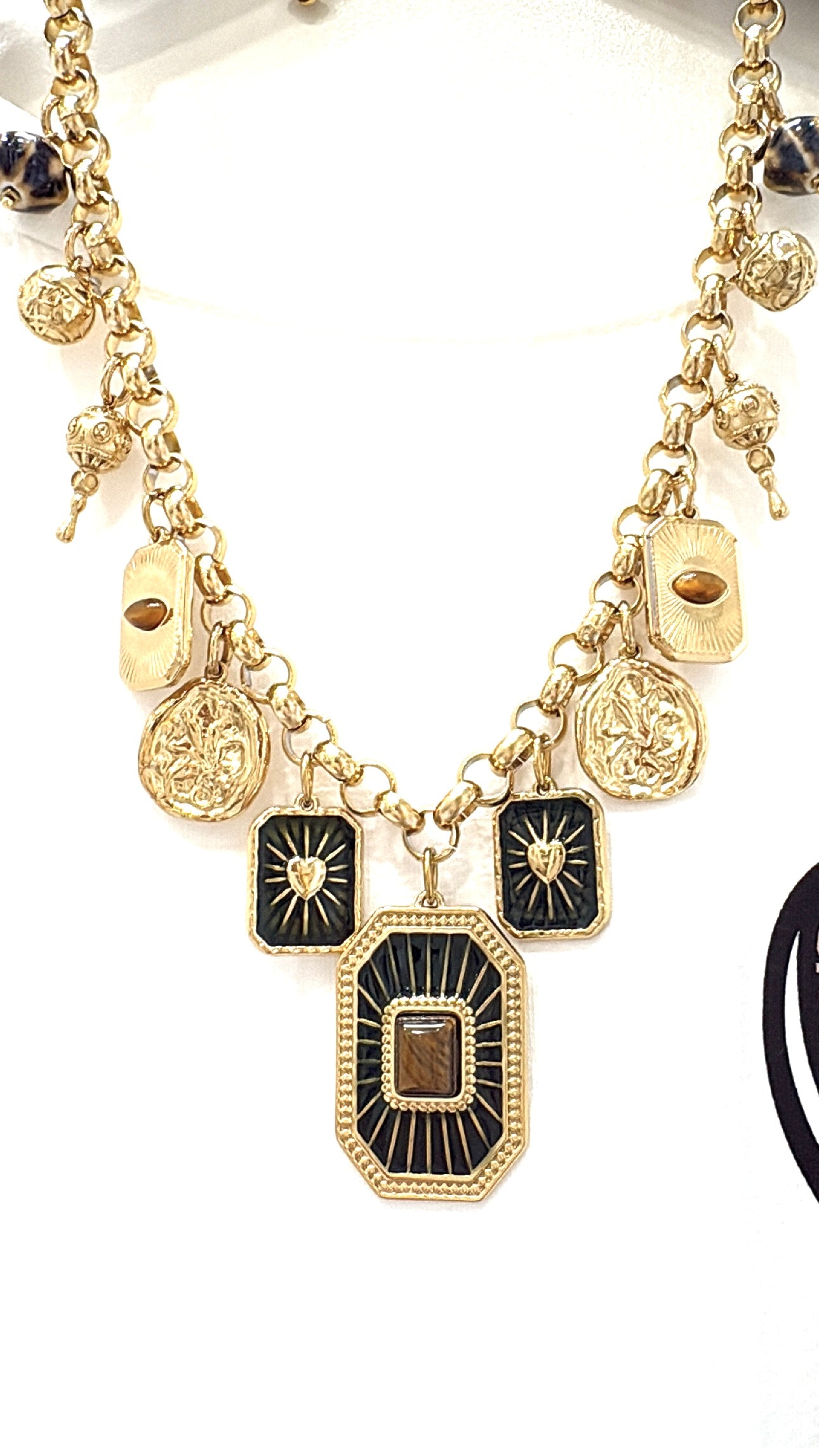 Collier Jaseron Œil de Tigre
