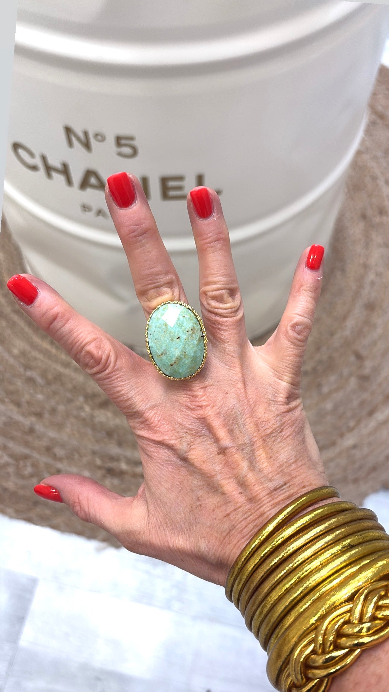 Bague Fabulous Chrysoprase