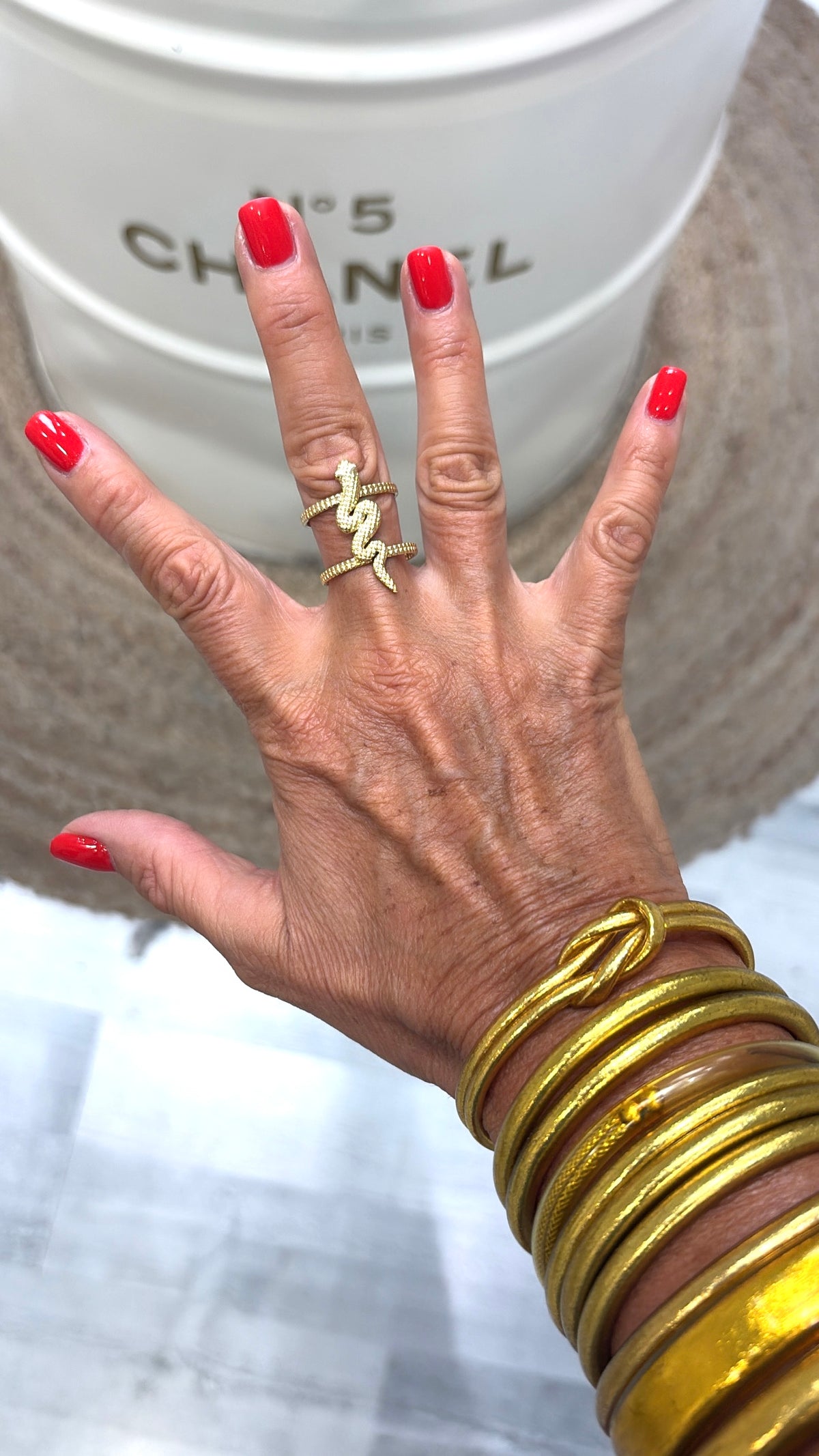 Bague Snake Gold