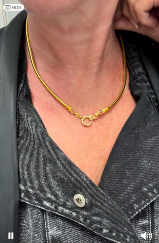 Collier SAWAÏ DEE Gold Noï               (fin)