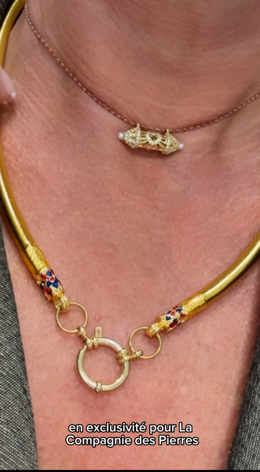 Collier SAWAÏ DEE Gold Thong Yaï (épais)