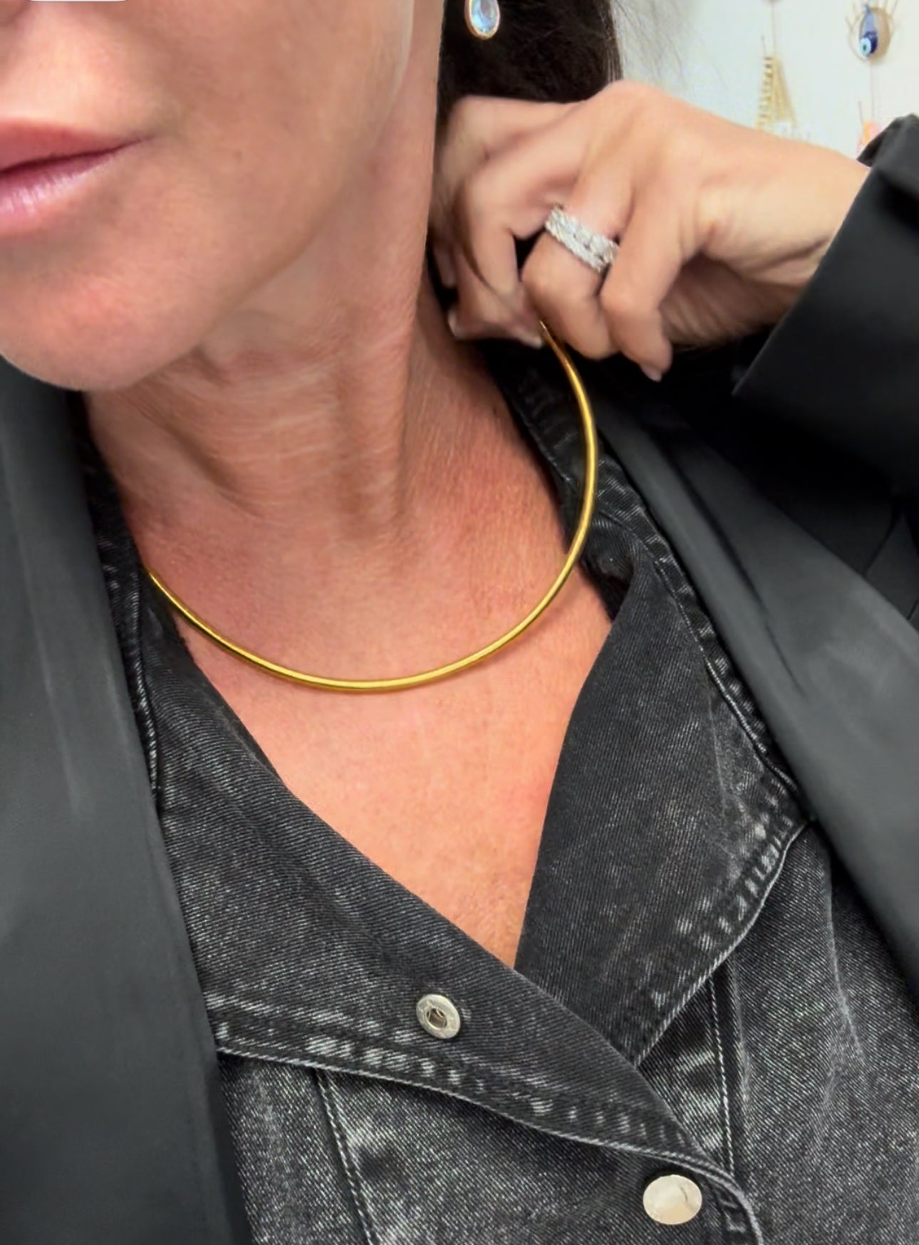 Collier SAWAÏ DEE Gold Noï               (fin)