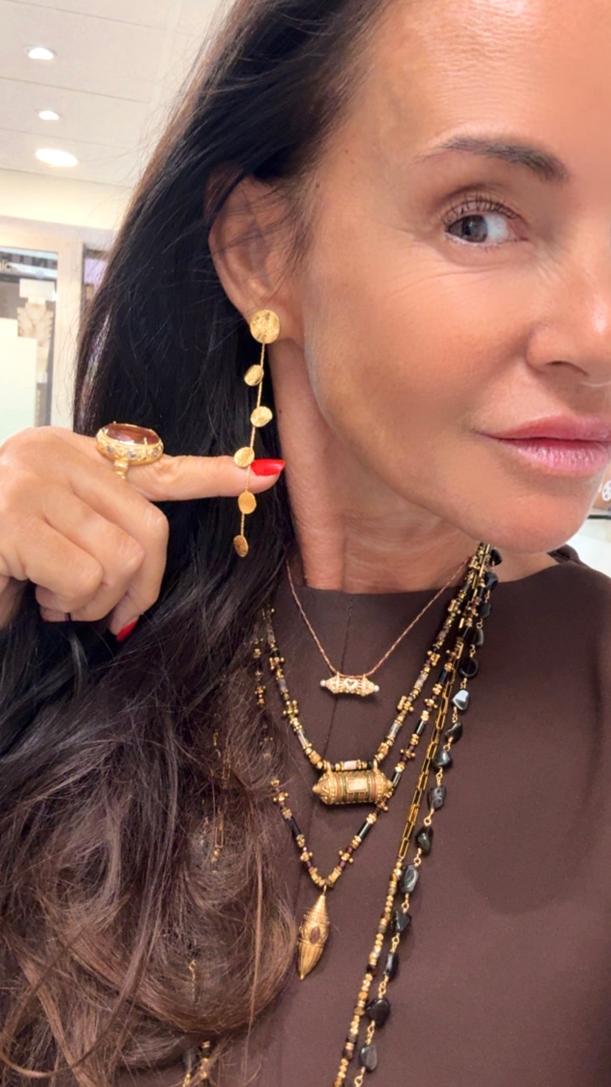 Boucles d’Oreilles Ondine Gold