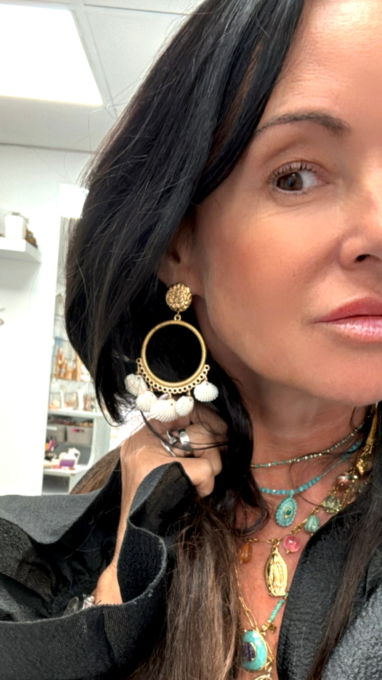 Boucles d’oreilles Shell