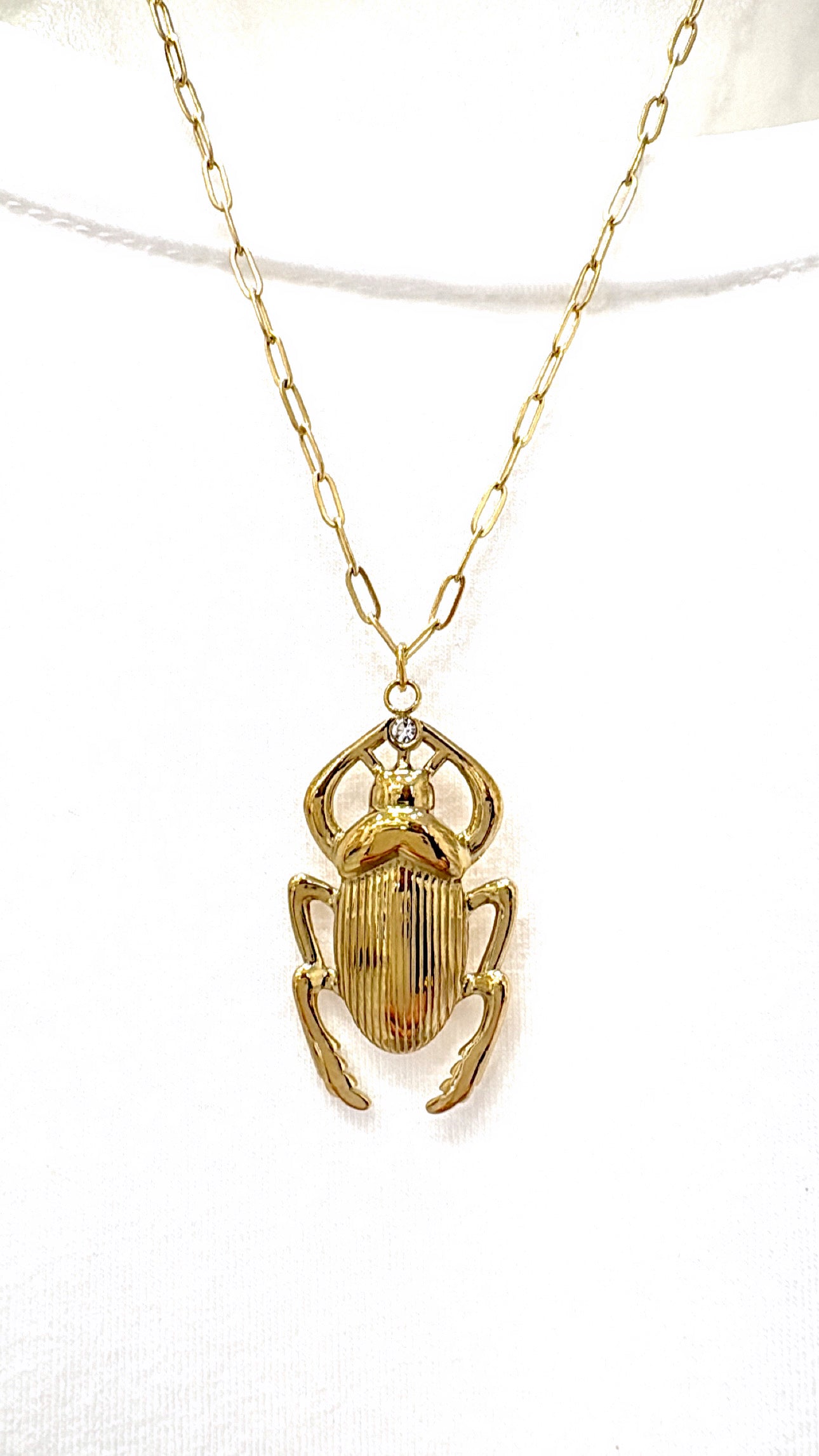 Collier Scarabée Gold