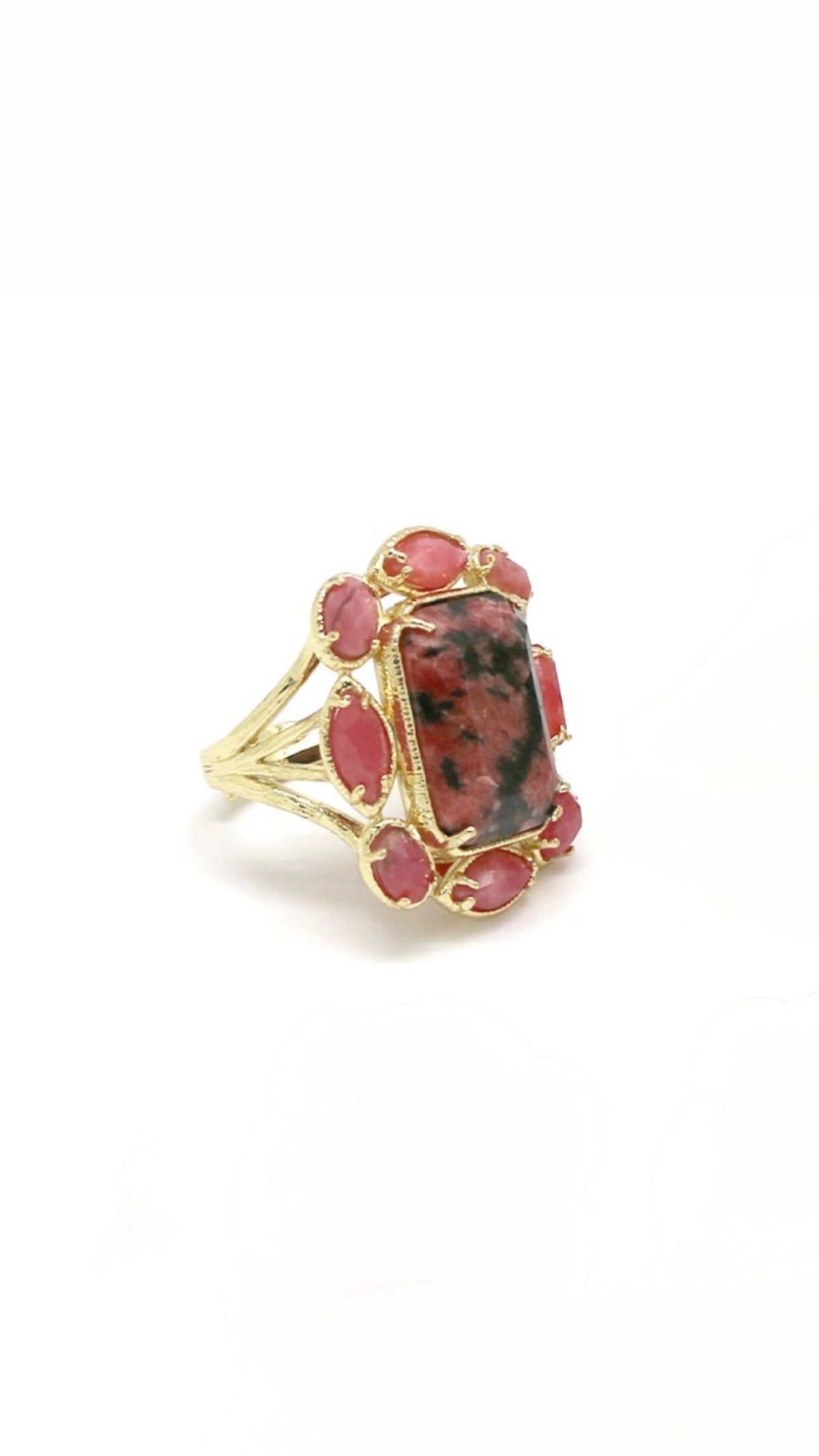 Bague Splendide Rhodonite