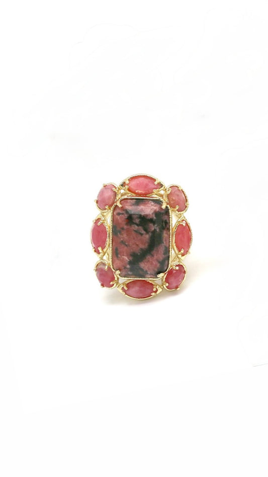 Bague Splendide Rhodonite